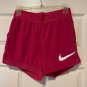Nike pink shorts with pockets size XS